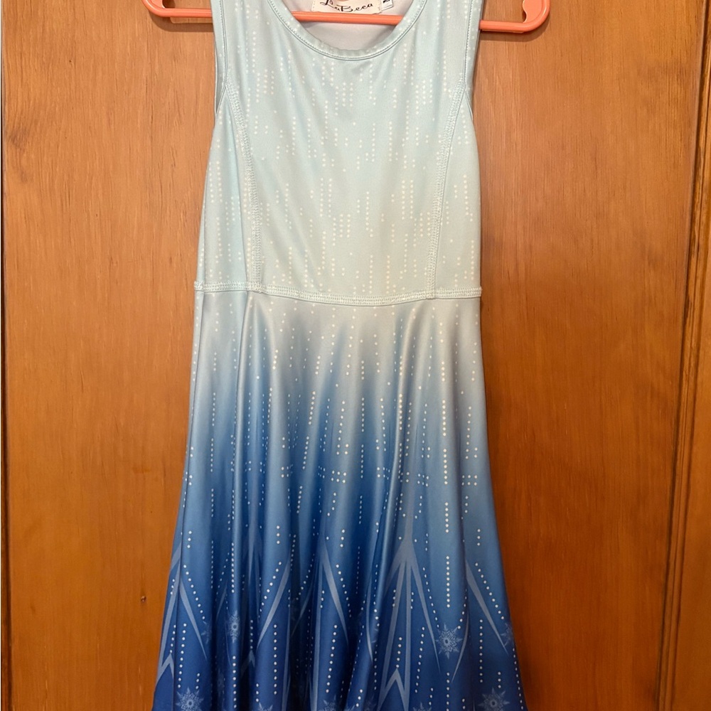 Blue and White Kids Dress